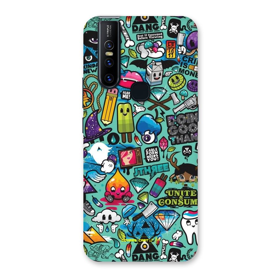 Sweet Candies Back Case for Vivo V15