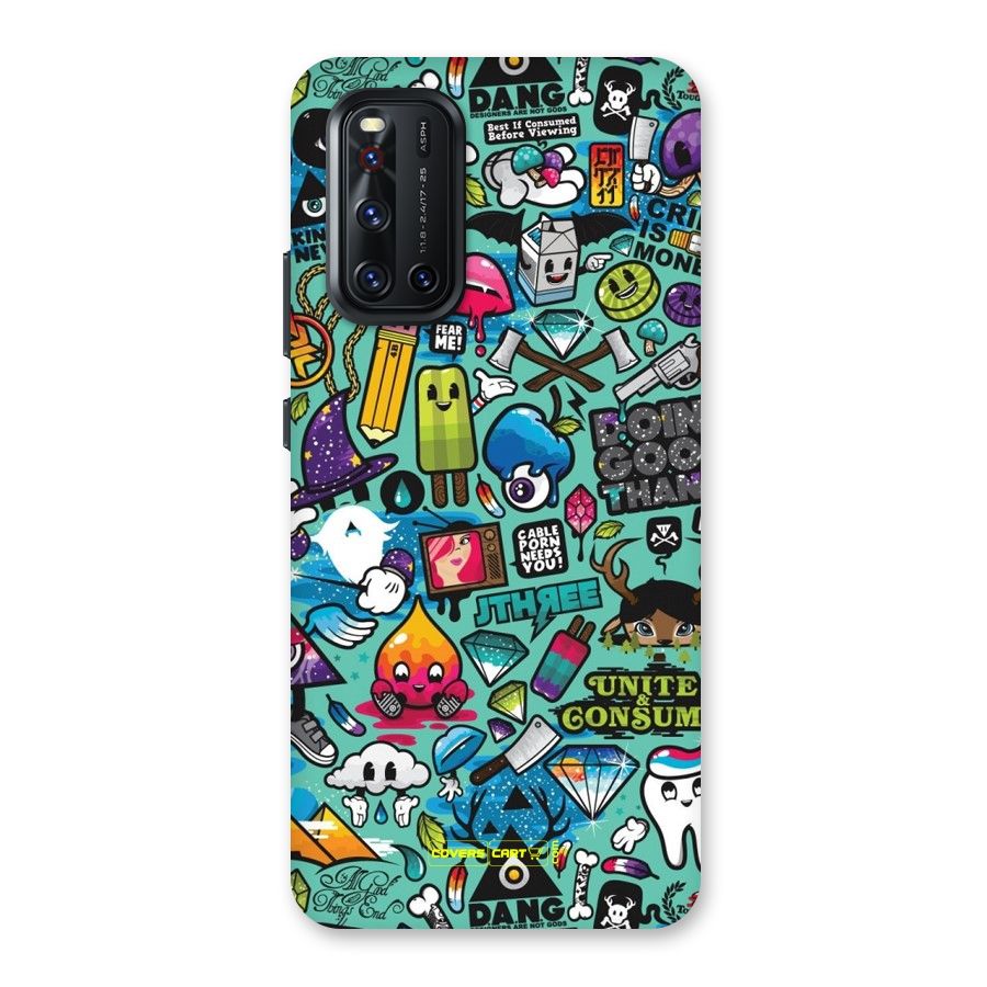 Sweet Candies Back Case for Vivo V19