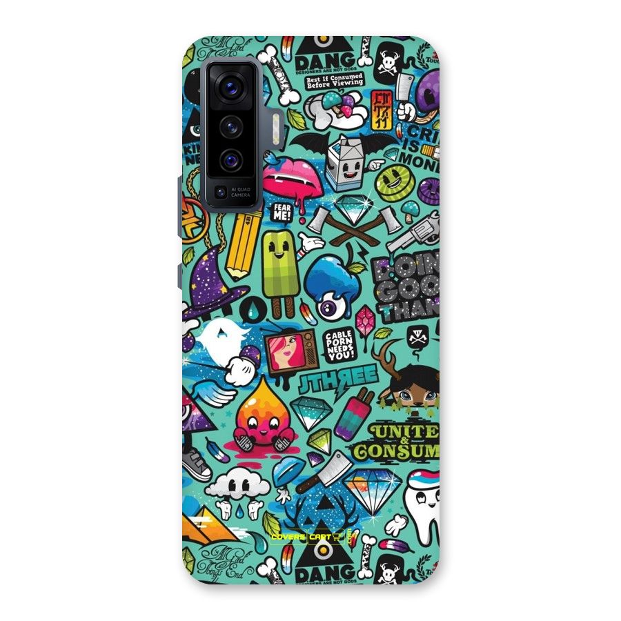 Sweet Candies Back Case for Vivo X50