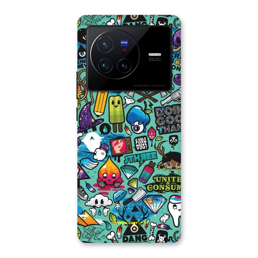 Sweet Candies Back Case for Vivo X80