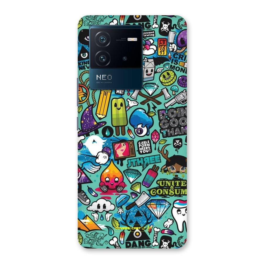 Sweet Candies Back Case for Vivo iQOO Neo 6 5G