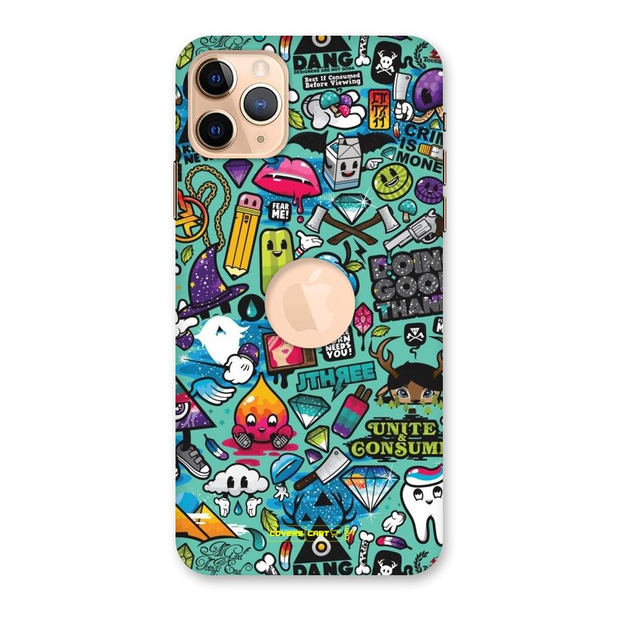 Sweet Candies Back Case for iPhone 11 Pro Max Logo Cut