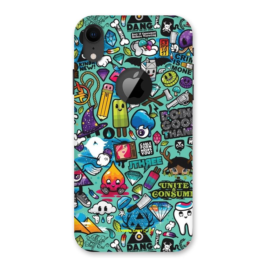 Sweet Candies Back Case for iPhone XR Logo Cut