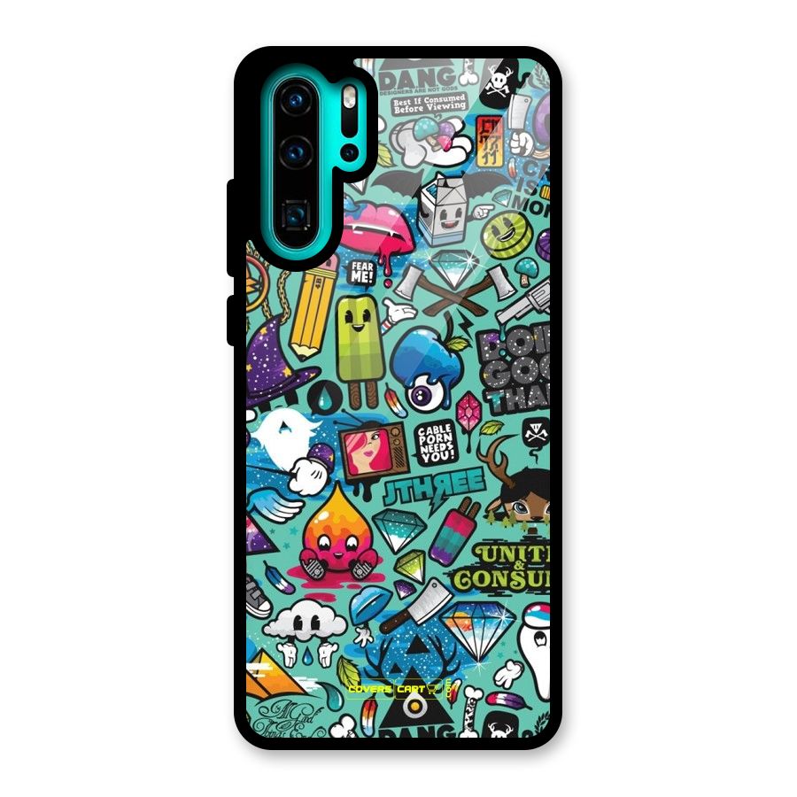 Sweet Candies Glass Back Case for Huawei P30 Pro