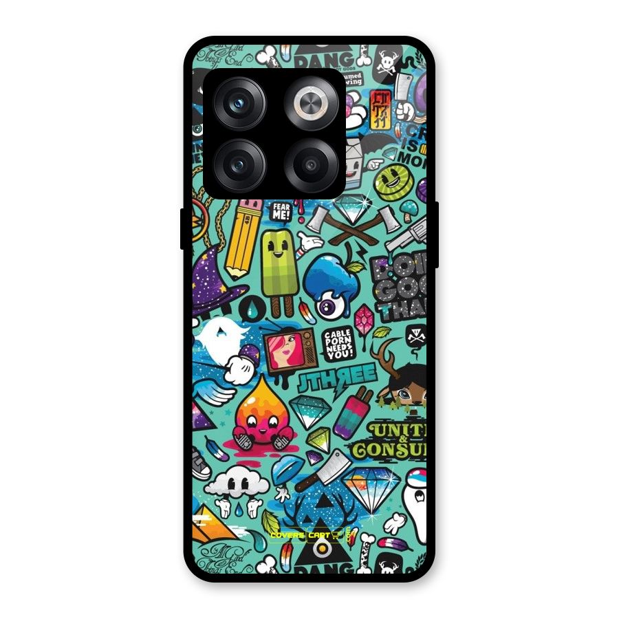Sweet Candies Glass Back Case for OnePlus 10T