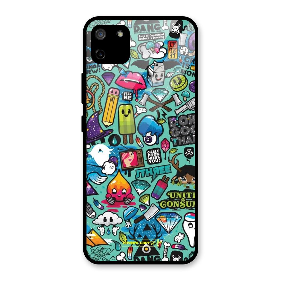 Sweet Candies Glass Back Case for Realme C11