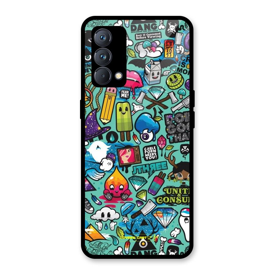 Sweet Candies Glass Back Case for Realme GT Master Edition