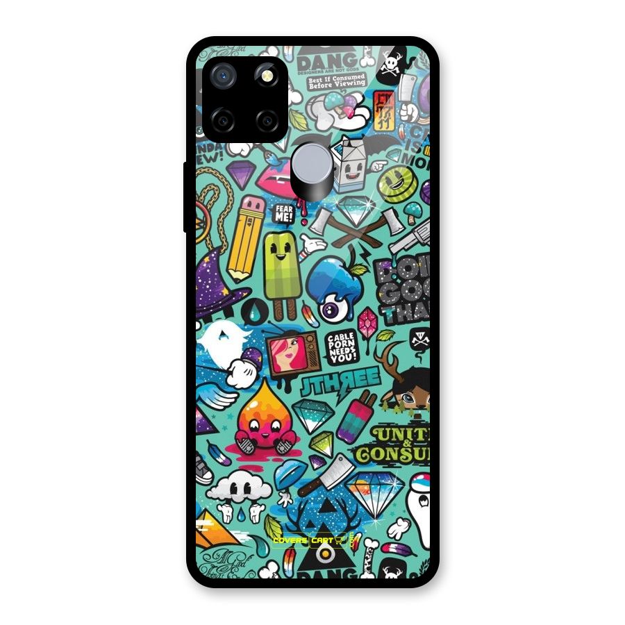 Sweet Candies Glass Back Case for Realme Narzo 20