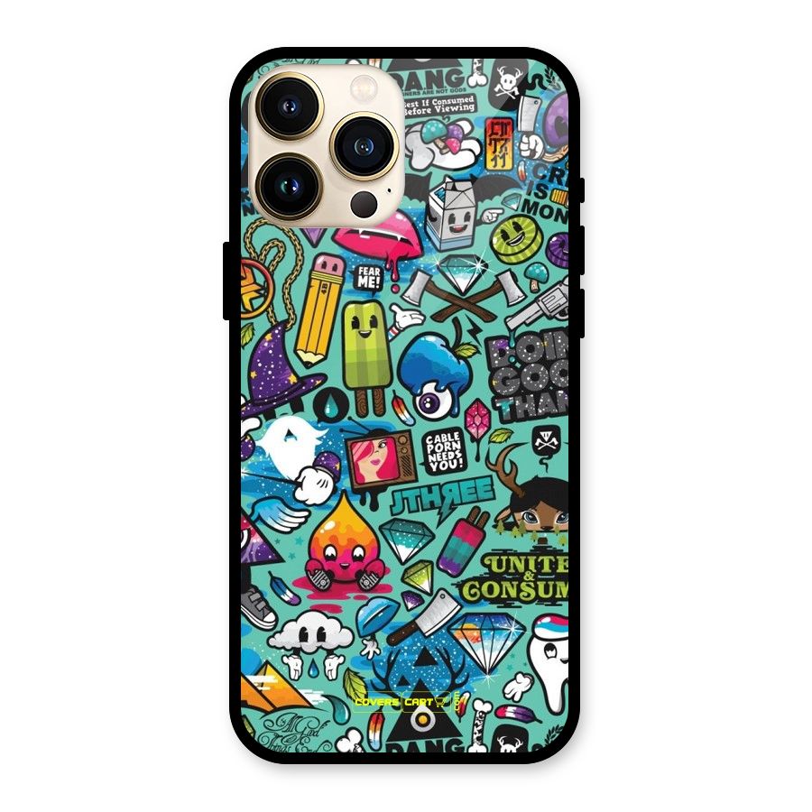Sweet Candies Glass Back Case for iPhone 13 Pro Max