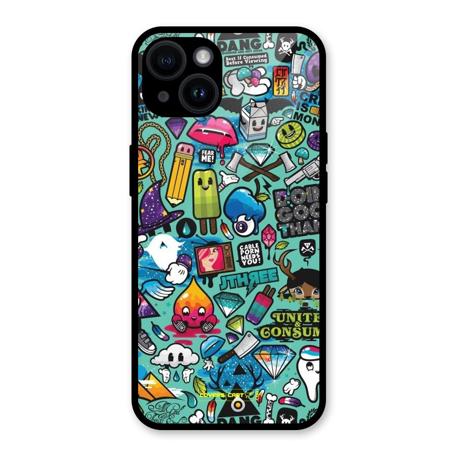 Sweet Candies Glass Back Case for iPhone 14