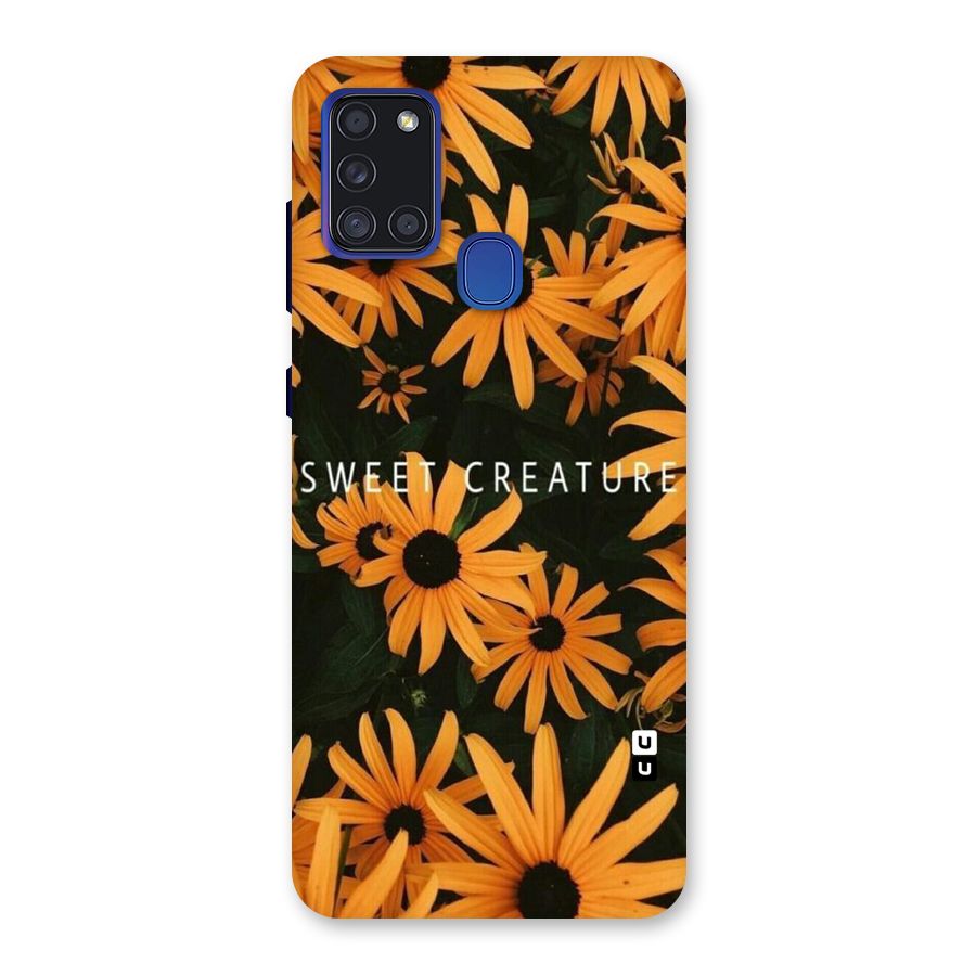 Sweet Creature Back Case for Galaxy A21s