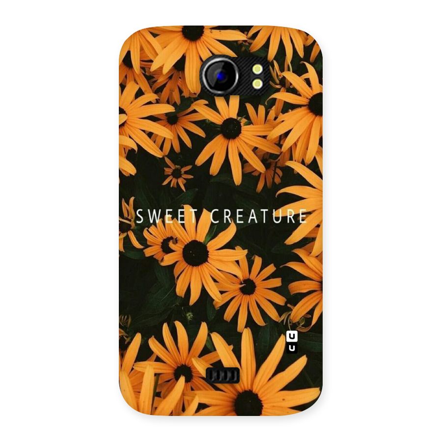 Sweet Creature Back Case for Micromax Canvas 2 A110