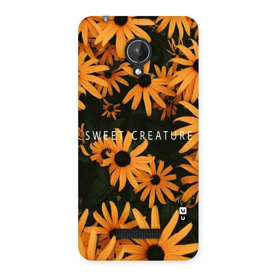 Sweet Creature Back Case for Micromax Canvas Spark Q380