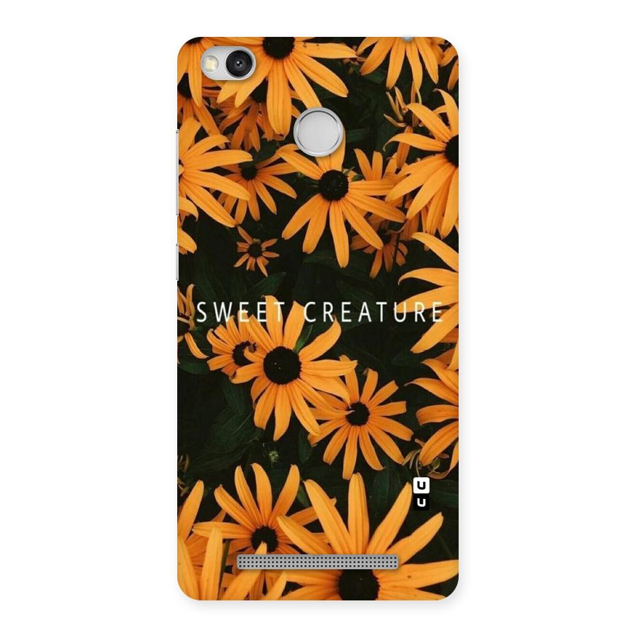 Sweet Creature Back Case for Redmi 3S Prime