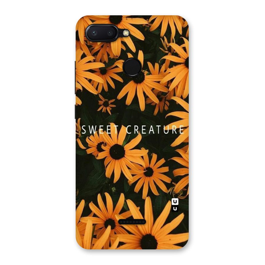 Sweet Creature Back Case for Redmi 6