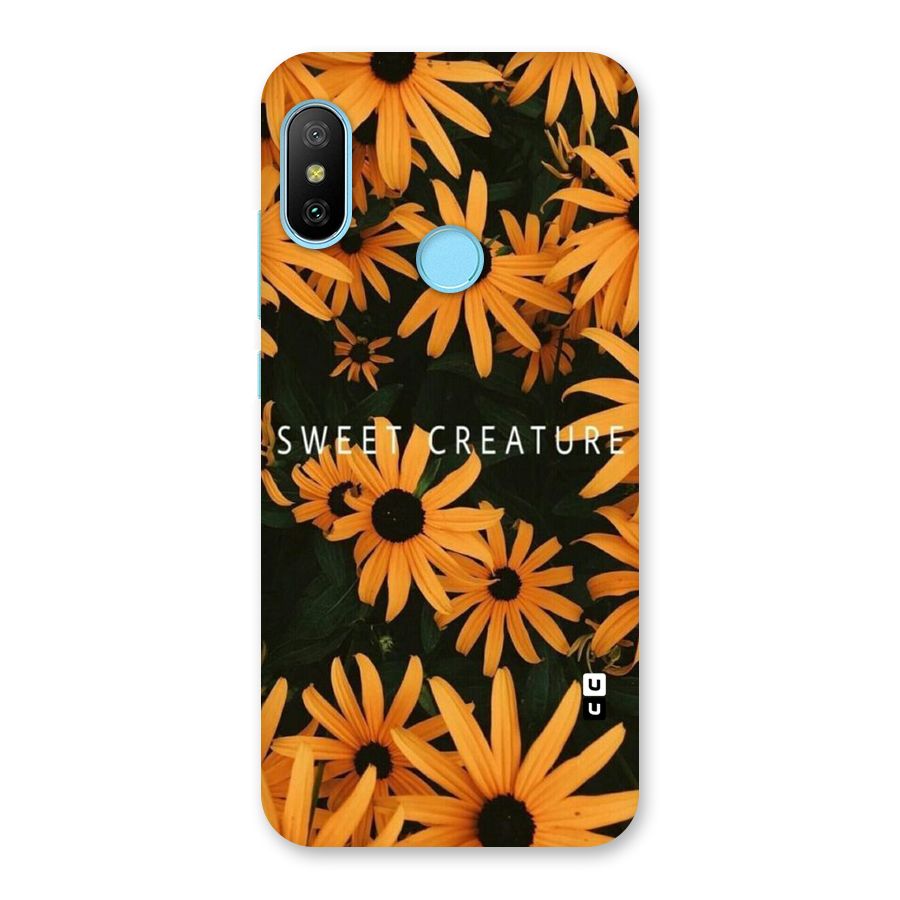 Sweet Creature Back Case for Redmi 6 Pro