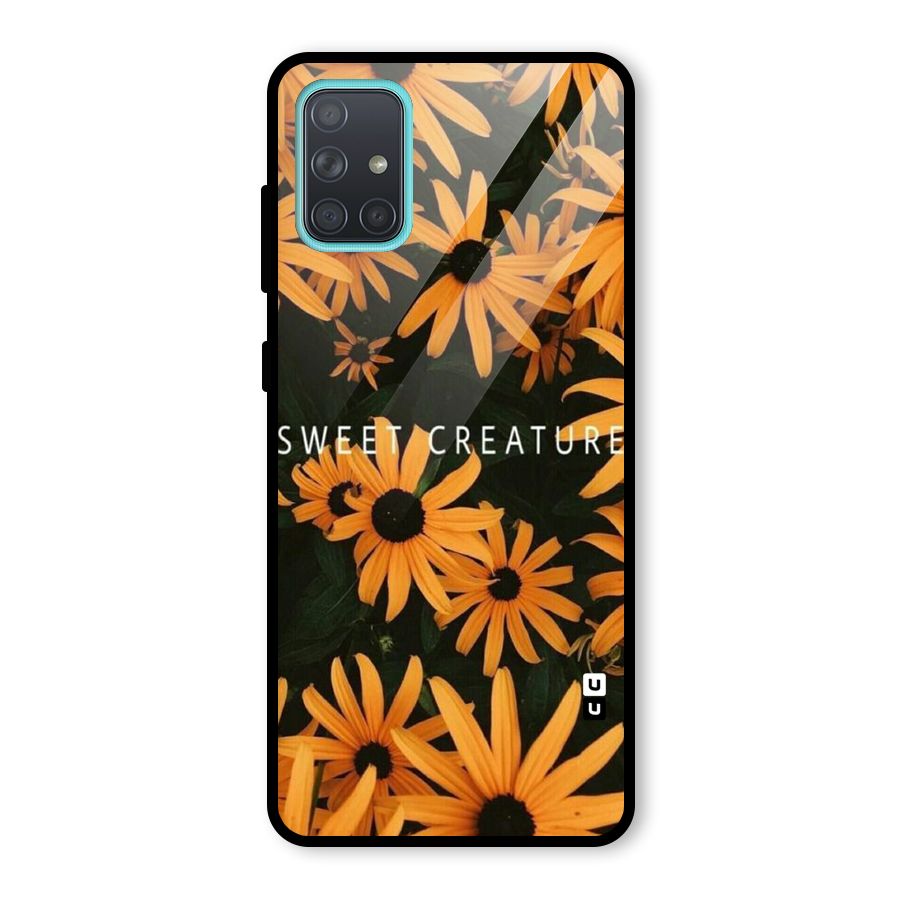 Sweet Creature Glass Back Case for Galaxy A71