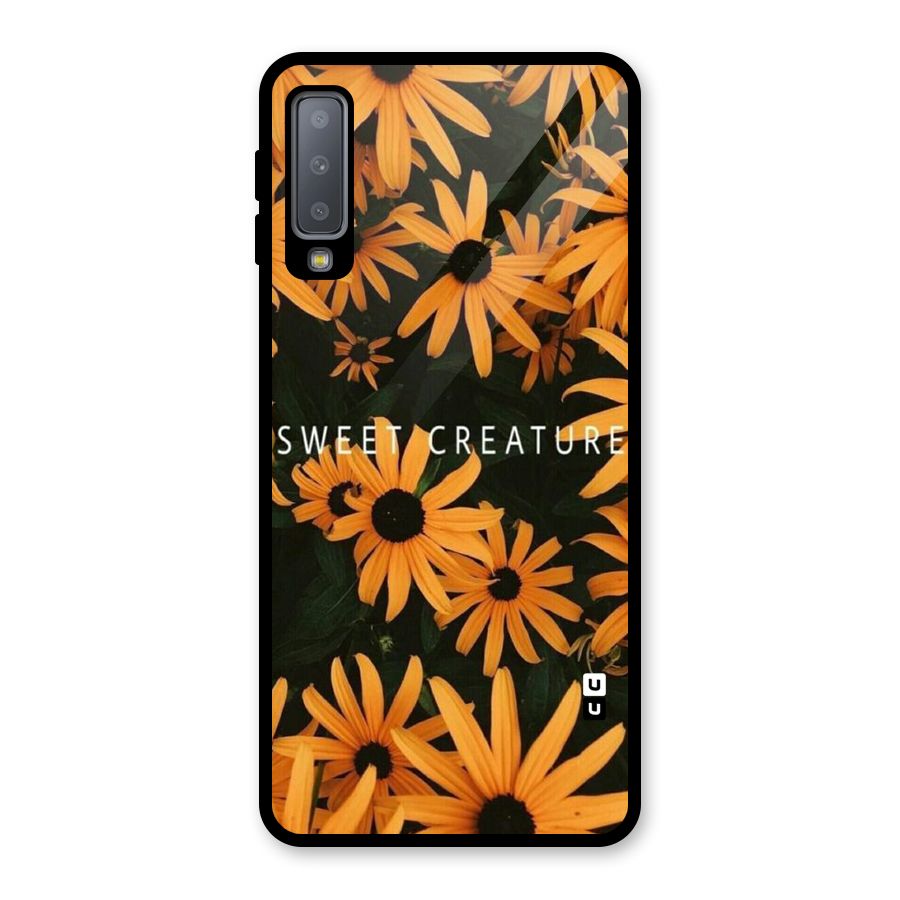 Sweet Creature Glass Back Case for Galaxy A7 (2018)