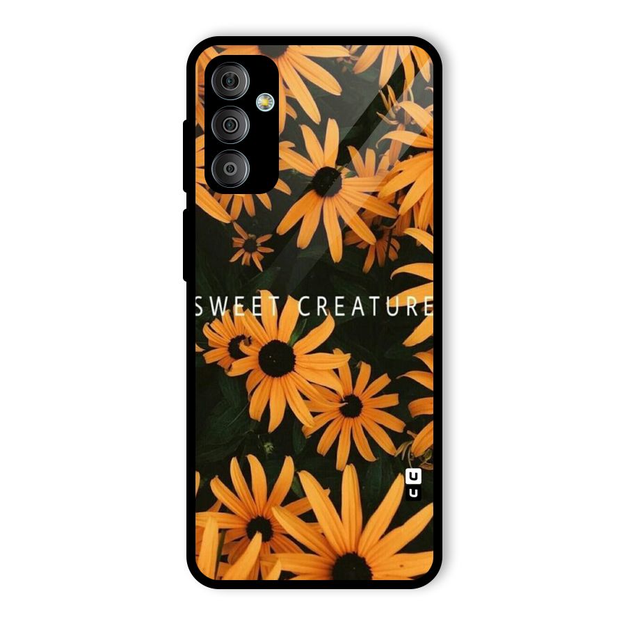 Sweet Creature Glass Back Case for Galaxy F23