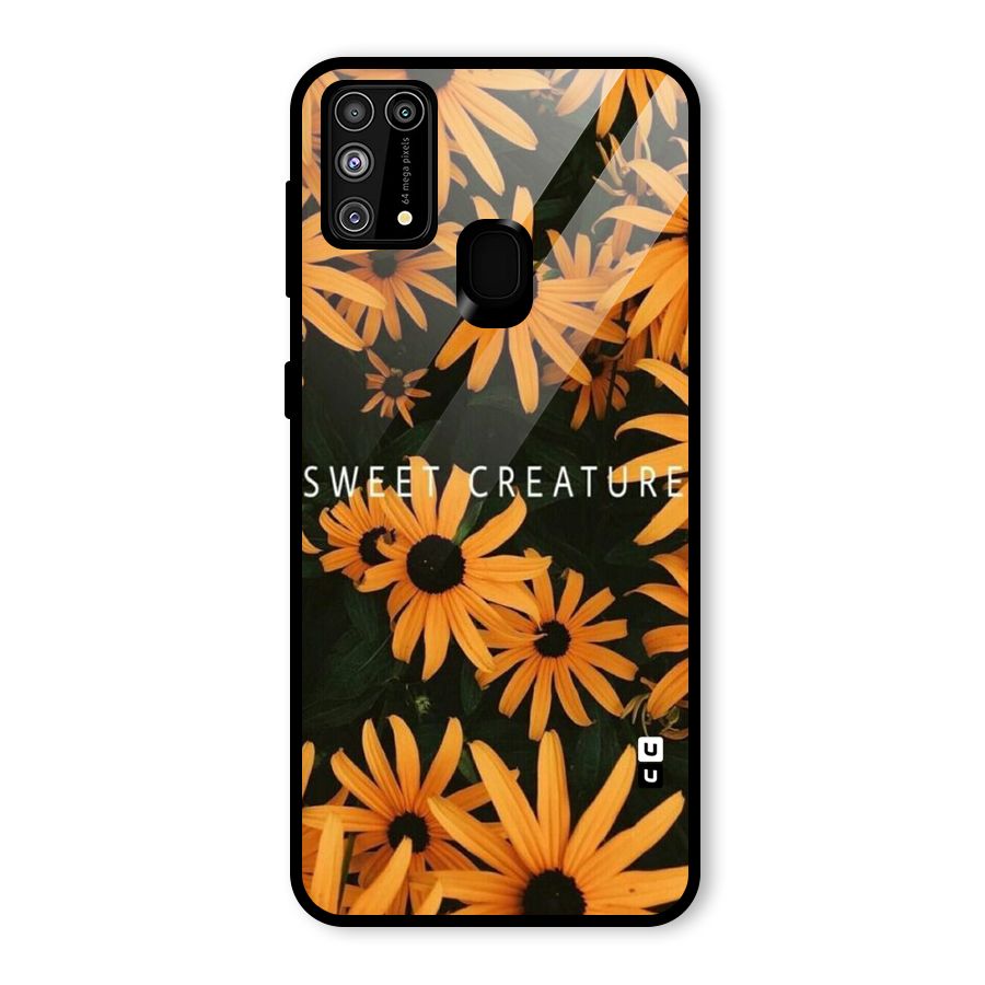 Sweet Creature Glass Back Case for Galaxy M31