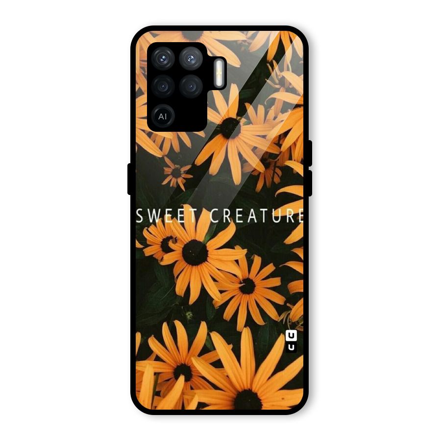 Sweet Creature Glass Back Case for Oppo F19 Pro