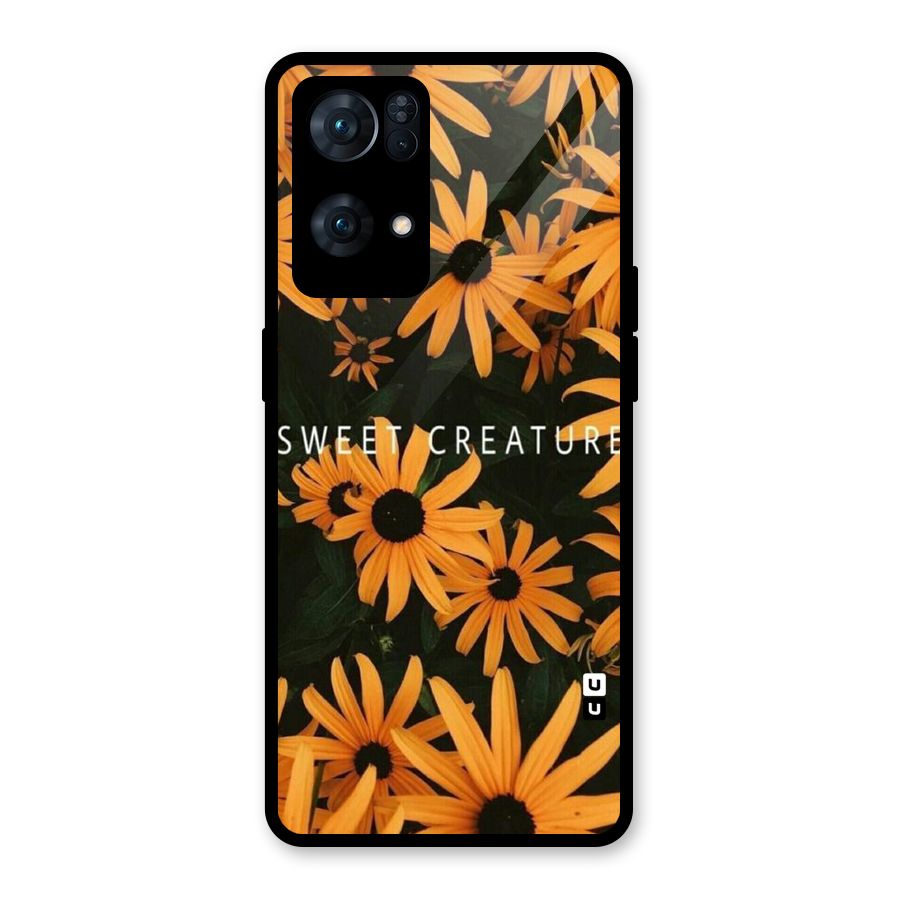 Sweet Creature Glass Back Case for Oppo Reno7 Pro 5G