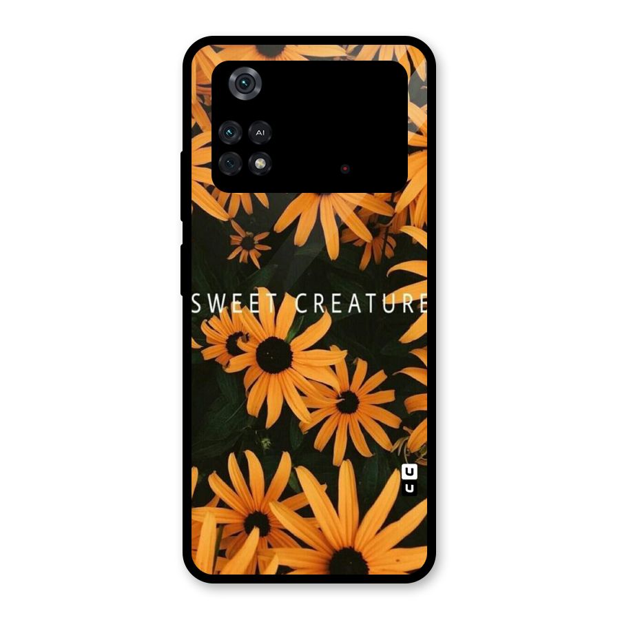 Sweet Creature Glass Back Case for Poco M4 Pro 4G
