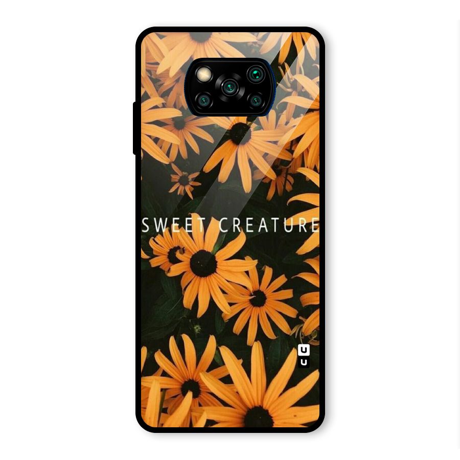 Sweet Creature Glass Back Case for Poco X3 Pro