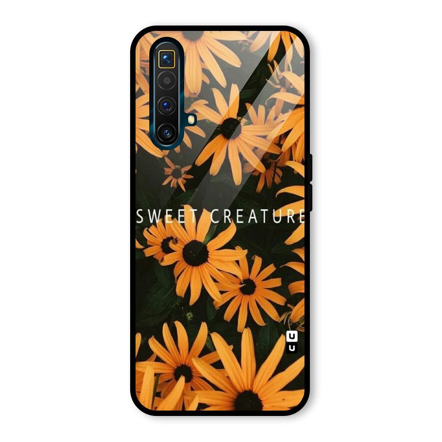 Sweet Creature Glass Back Case for Realme X3 SuperZoom