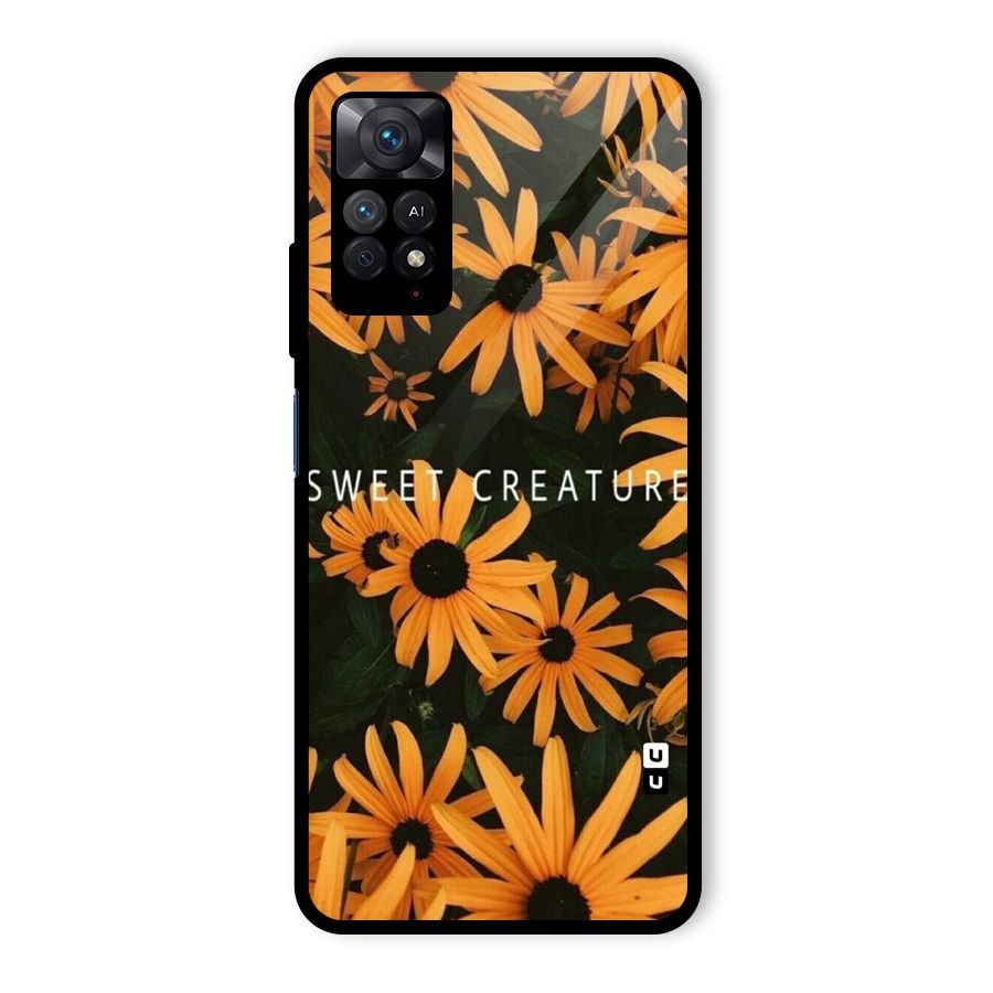 Sweet Creature Glass Back Case for Redmi Note 11 Pro