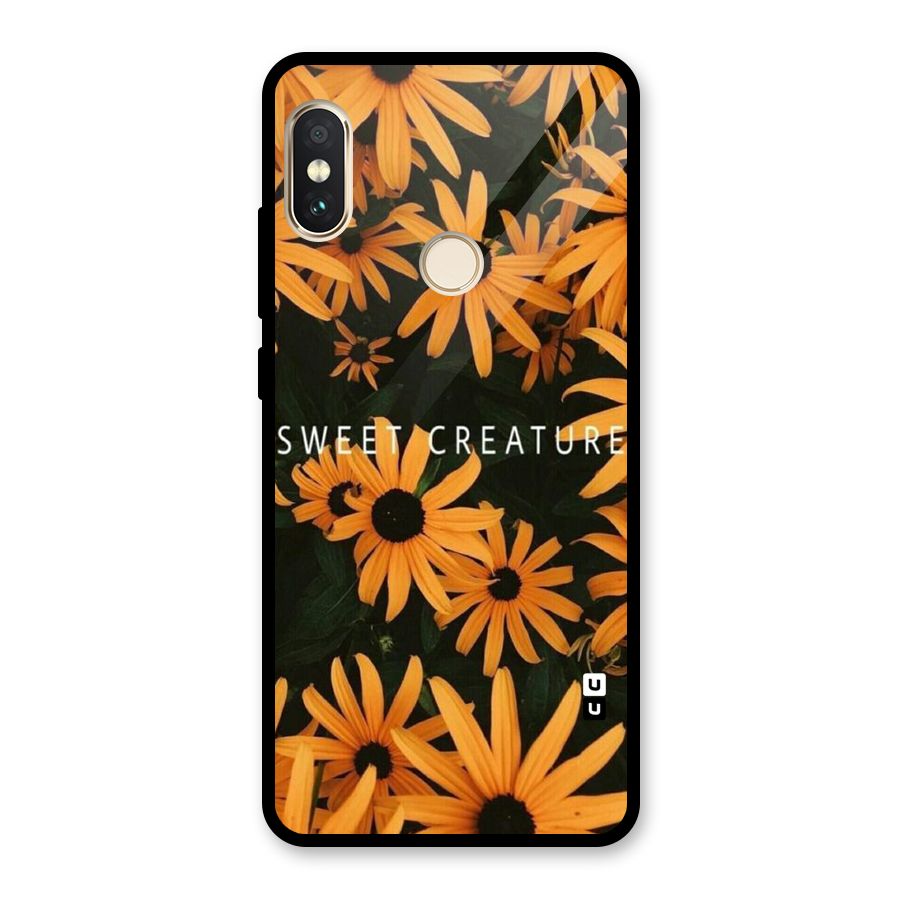Sweet Creature Glass Back Case for Redmi Note 5 Pro