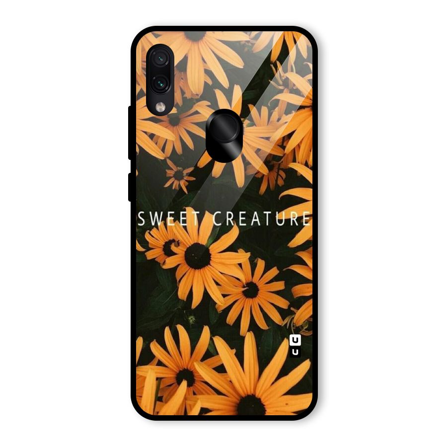 Sweet Creature Glass Back Case for Redmi Note 7 Pro