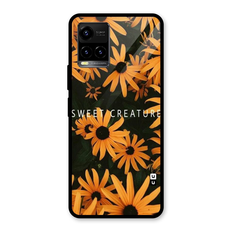 Sweet Creature Glass Back Case for Vivo Y21A