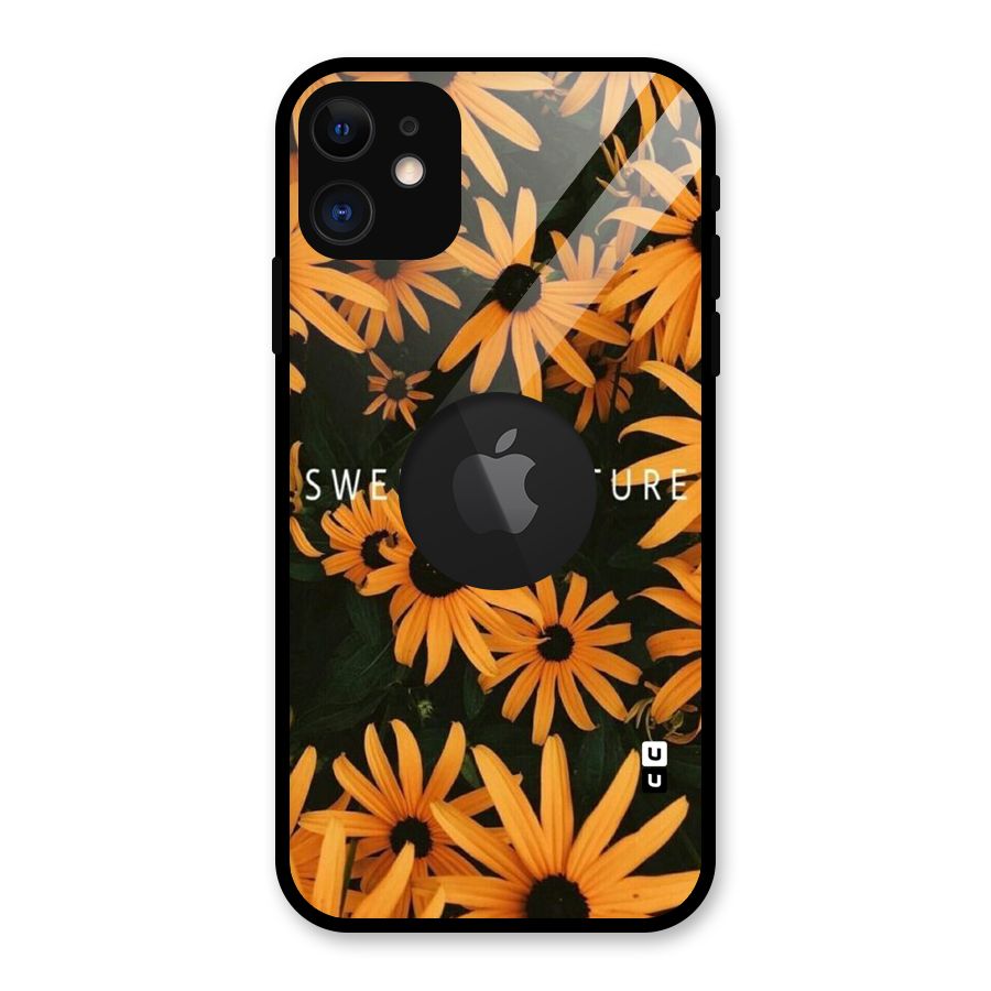 Sweet Creature Glass Back Case for iPhone 11 Logo Cut