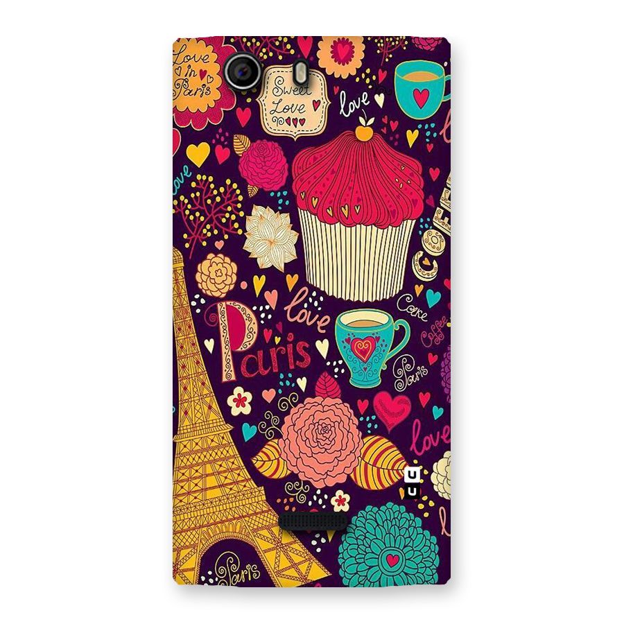 Sweet Love Back Case for Canvas Nitro 2 E311