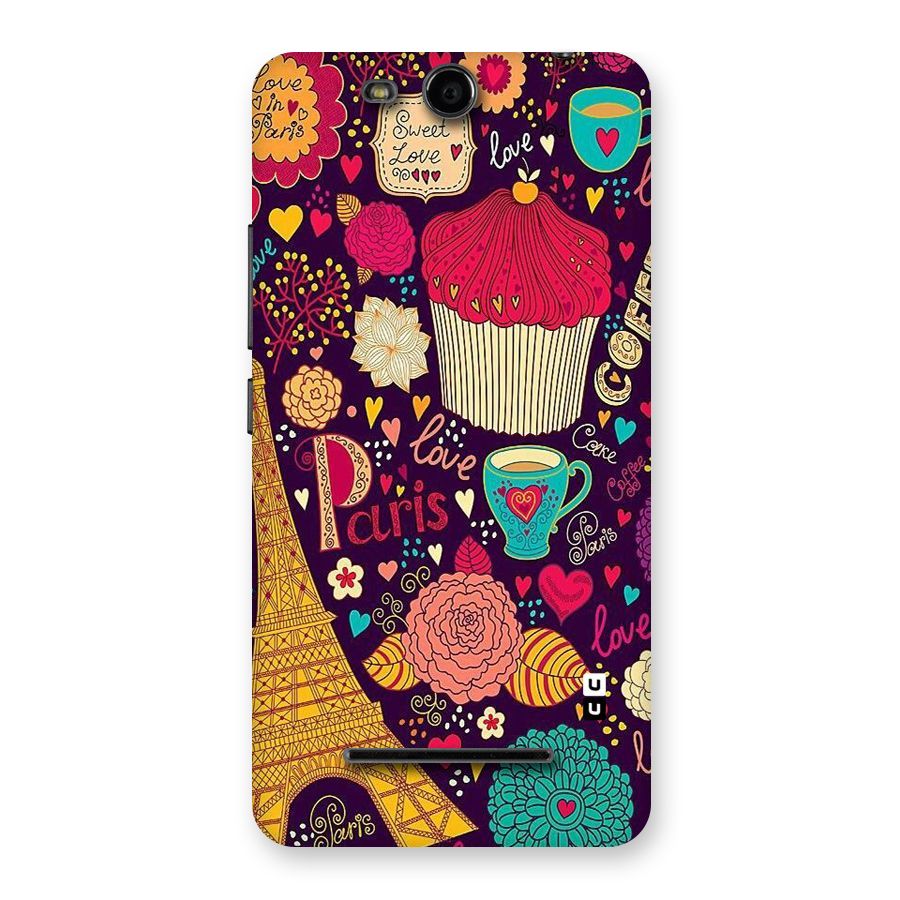 Sweet Love Back Case for Micromax Canvas Juice 3 Q392