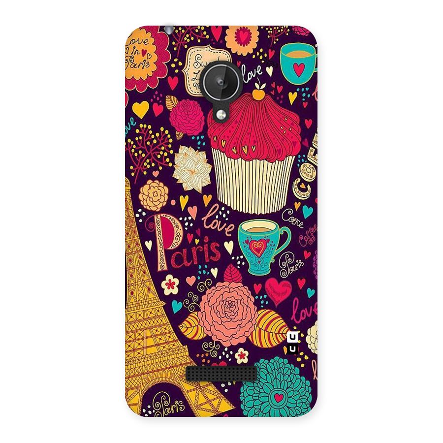 Sweet Love Back Case for Micromax Canvas Spark Q380