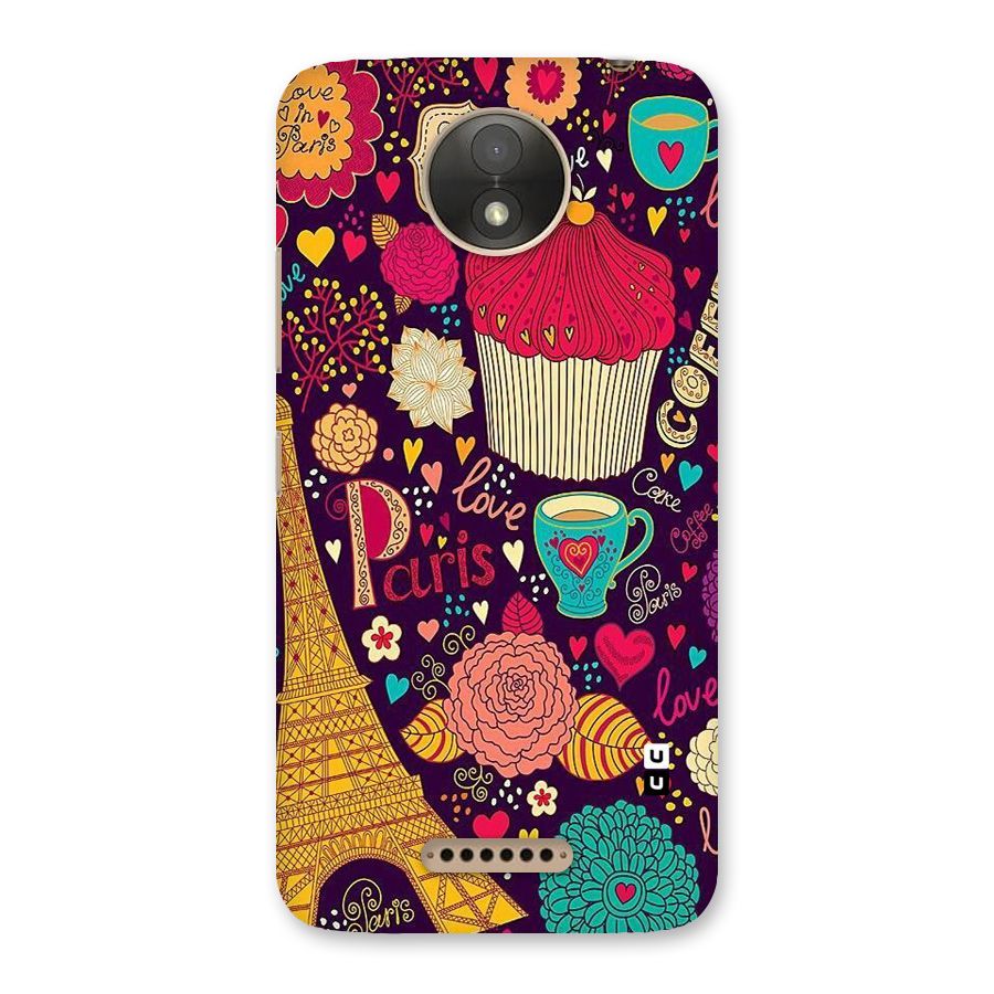 Sweet Love Back Case for Moto C Plus