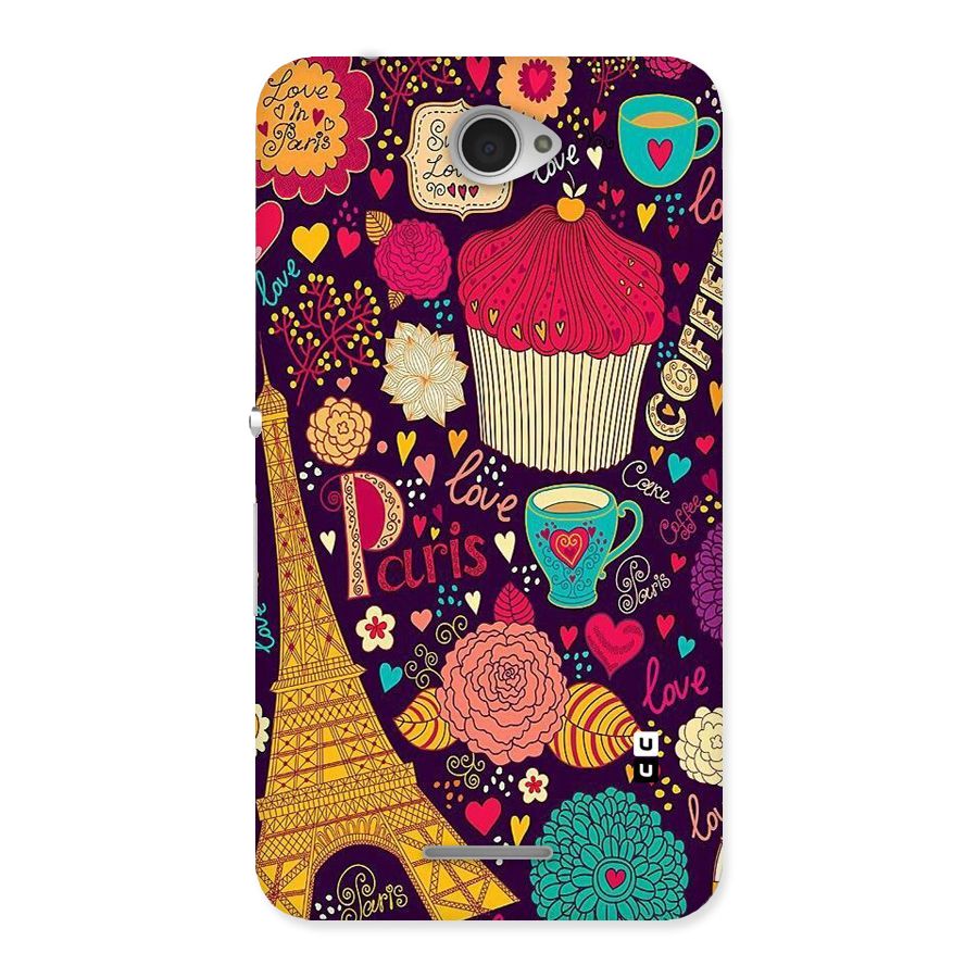 Sweet Love Back Case for Sony Xperia E4