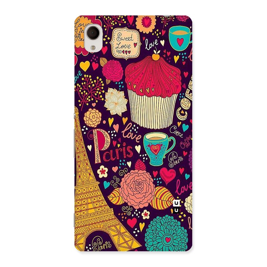 Sweet Love Back Case for Xperia M4 Aqua