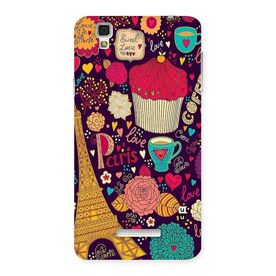 Sweet Love Back Case for Yu Yureka