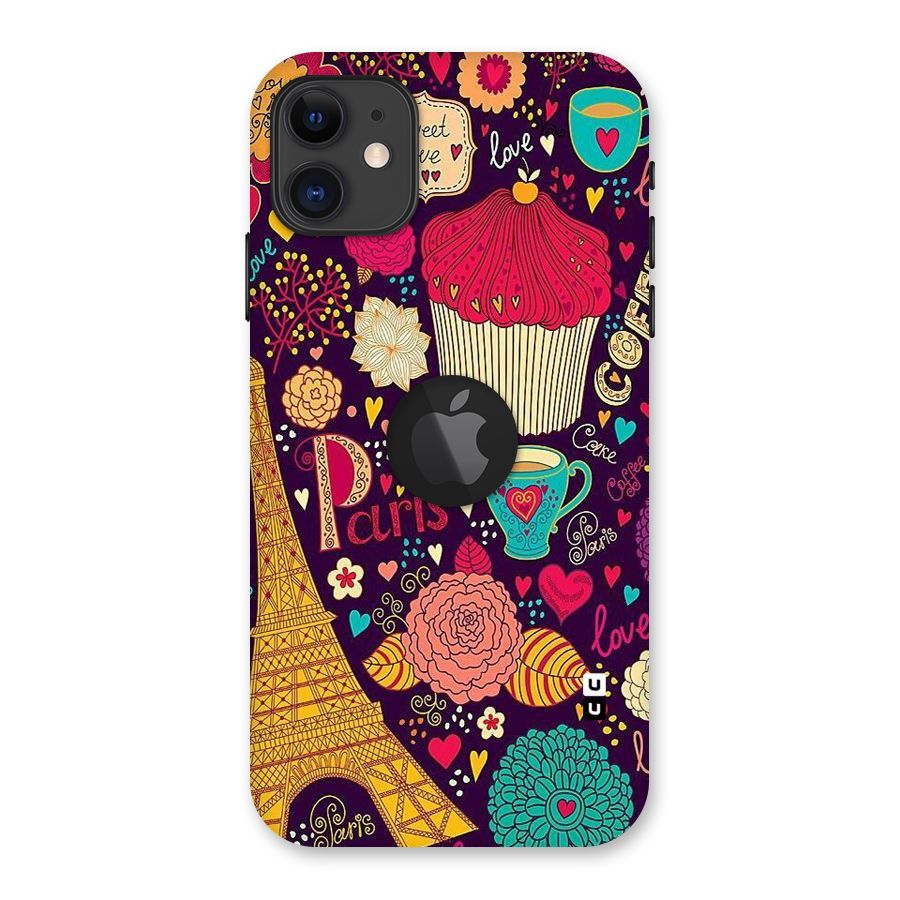 Sweet Love Back Case for iPhone 11 Logo Cut