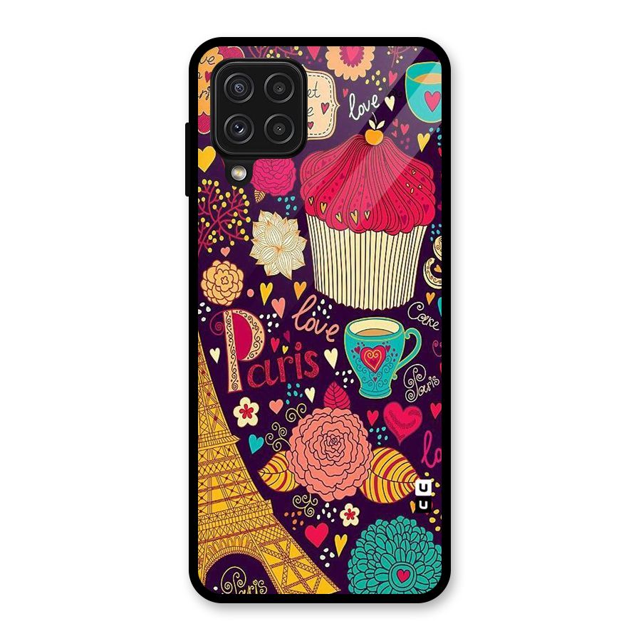 Sweet Love Glass Back Case for Galaxy A22 4G
