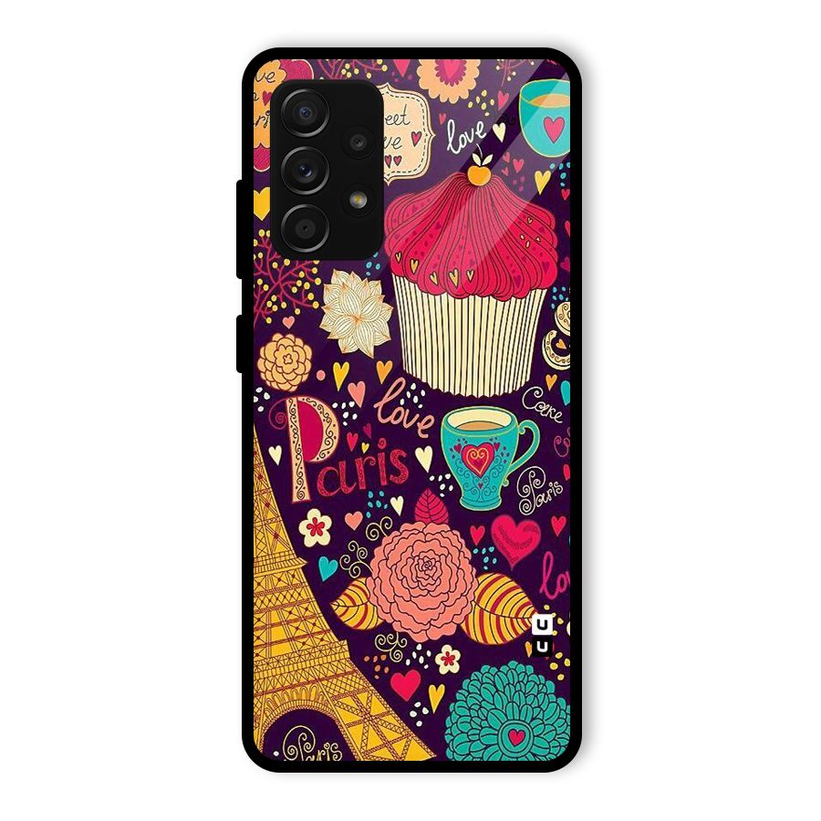 Sweet Love Glass Back Case for Galaxy A53 5G