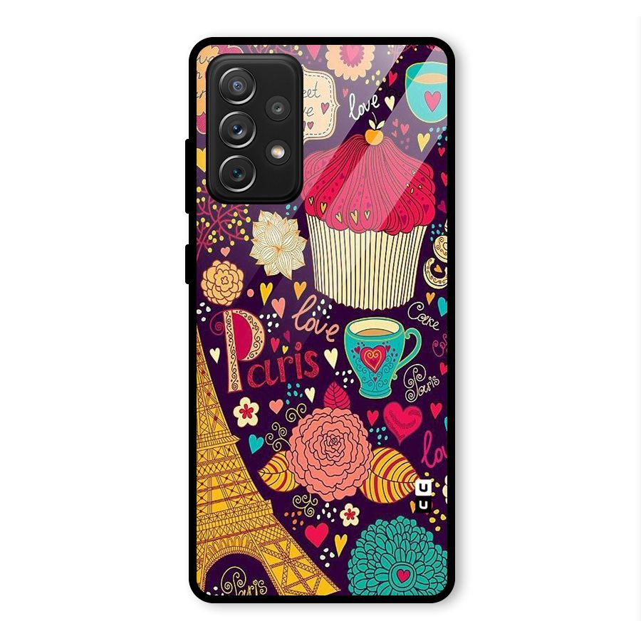 Sweet Love Glass Back Case for Galaxy A72