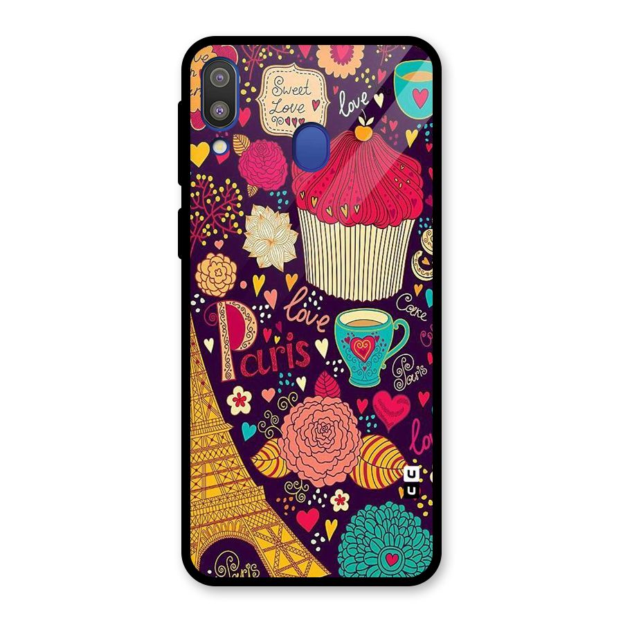 Sweet Love Glass Back Case for Galaxy M20