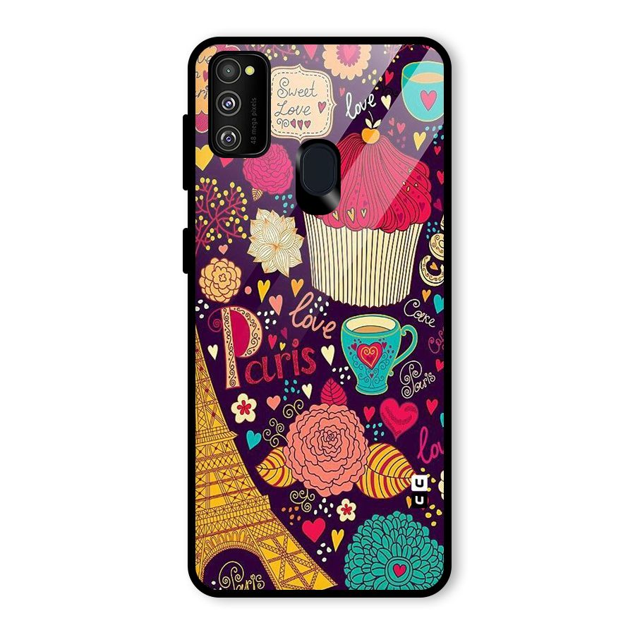 Sweet Love Glass Back Case for Galaxy M30s