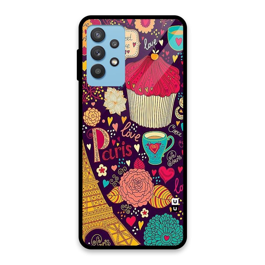 Sweet Love Glass Back Case for Galaxy M32 5G