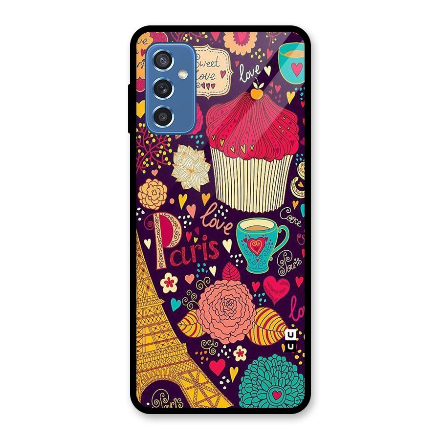 Sweet Love Glass Back Case for Galaxy M52 5G