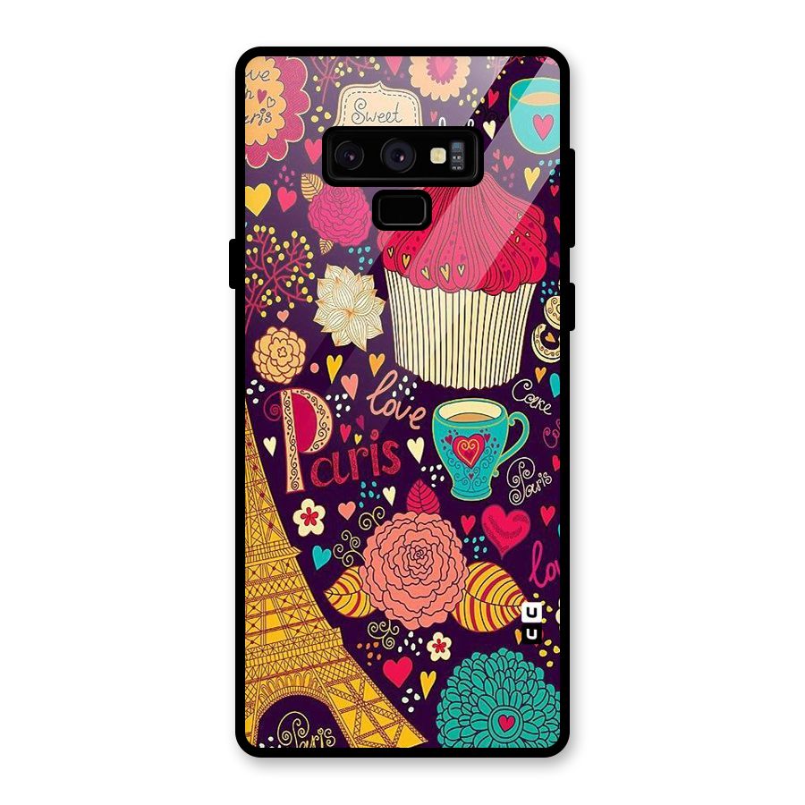 Sweet Love Glass Back Case for Galaxy Note 9
